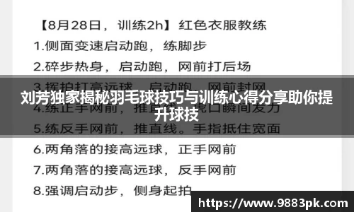 刘芳独家揭秘羽毛球技巧与训练心得分享助你提升球技